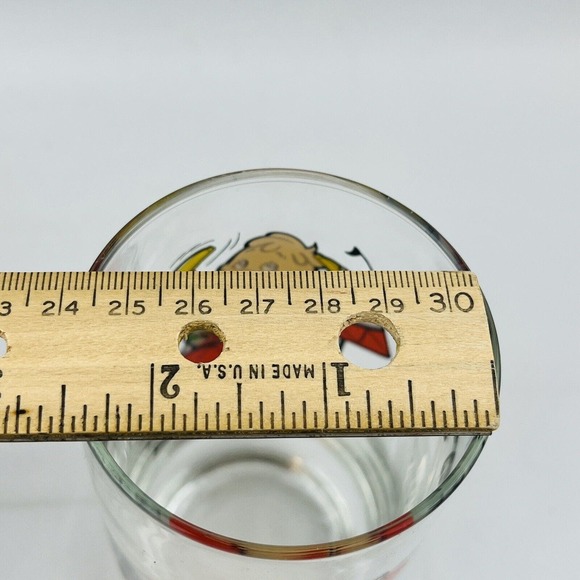 Vtg The Chipmunks Theodore Drinking Glass Tumbler 1985 Bagdasarian Productions - Picture 7 of 7